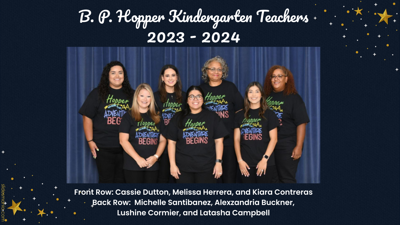 BP Hopper Kindergarten Staff